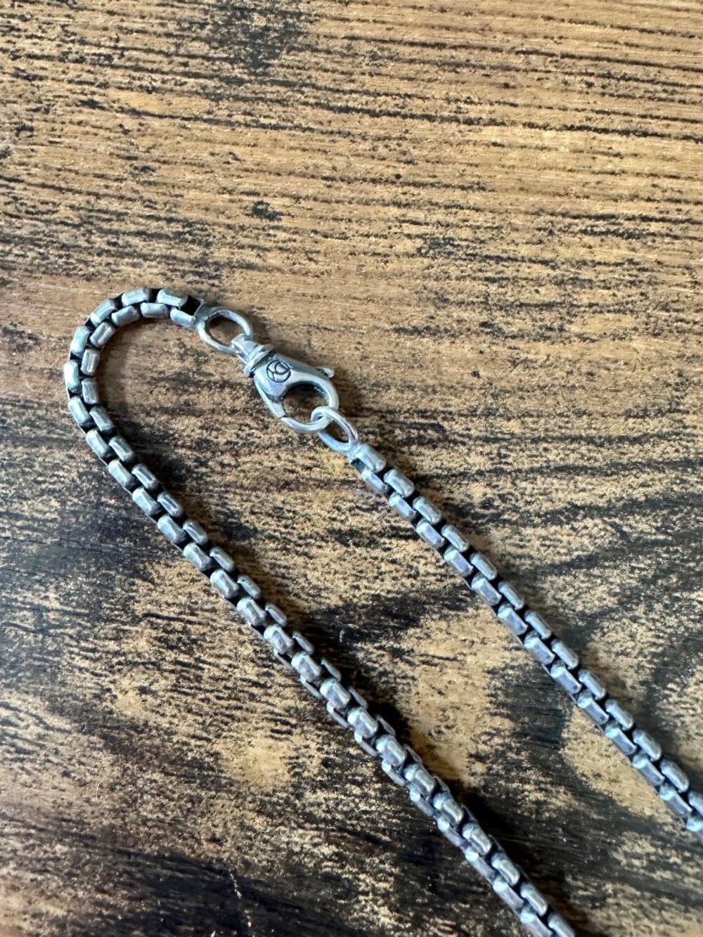 David Yurman Medium Box Chain Necklace in Sterling Silver - 3.6mm - 20" - Picture 5 of 11